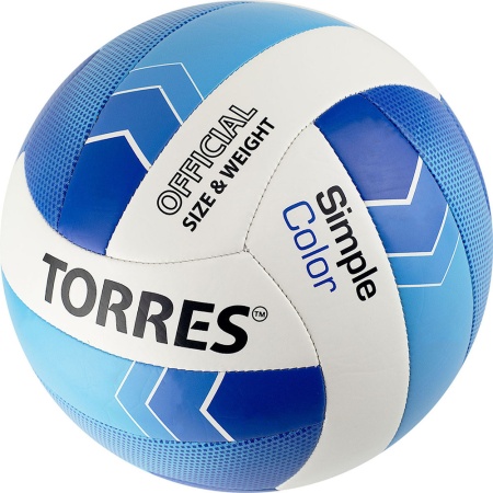 Купить Мяч волейбольный Torres Simple Color любительский р.5 в Кудымкаре 